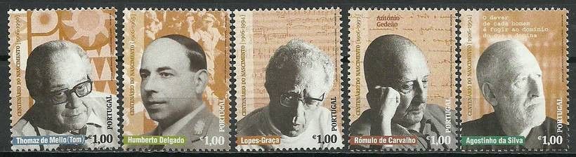 Znaczek Portugalia 2006 Mi 3050-3054 Czyste **