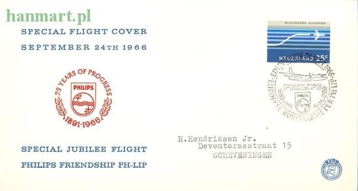 Znaczek Holandia 1966 Mi 863 FDC