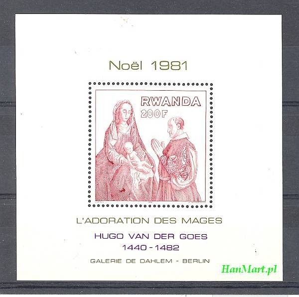 Znaczek Rwanda 1981 Mi bl 95 Czyste **