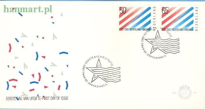 Znaczek Holandia 1982 Mi 1207-1208 FDC