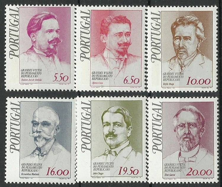 Znaczek Portugalia 1979 Mi 1461-1466 Czyste **