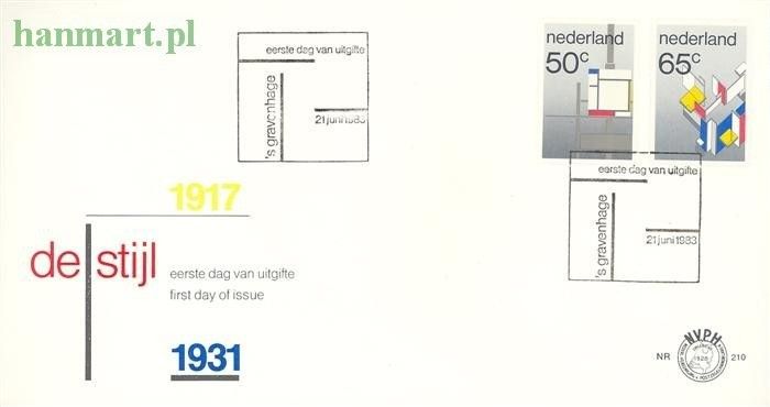 Holandia 1983 Mi 1234-1235 FDC