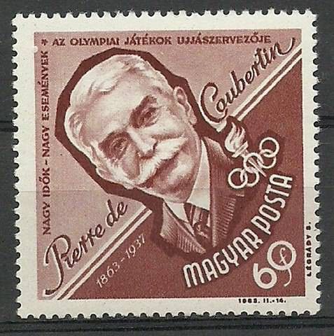 Znaczek Węgry 1963 Mi 1953 Czyste **