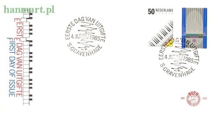 Znaczek Holandia 1985 Mi 1274-1275 FDC