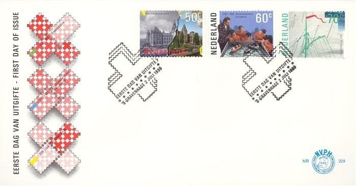 Znaczek Holandia 1985 Mi 1276-1278 FDC