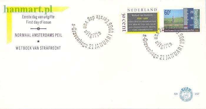 Znaczek Holandia 1986 Mi 1285-1286 FDC