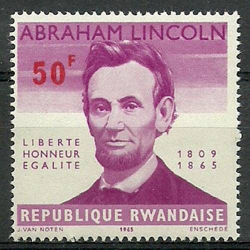 Znaczek Rwanda 1965 Mi 103 Czyste **