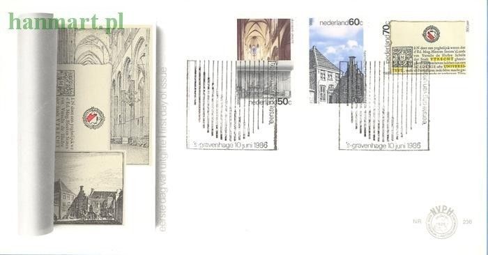 Znaczek Holandia 1986 Mi 1294-1296 FDC