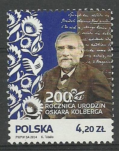 Znaczek Polska 2014 Mi 4660 Czyste **