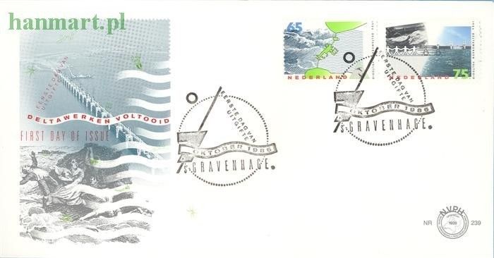 Znaczek Holandia 1986 Mi 1305-1306 FDC