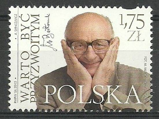Znaczek Polska 2015 Mi 4807 Fi 4657 Czyste **