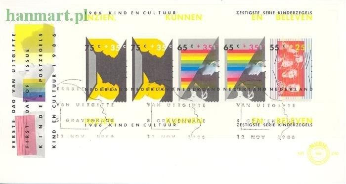 Znaczek Holandia 1986 Mi bl 29 FDC