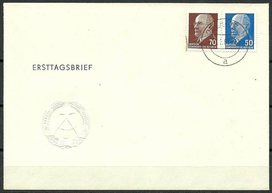 Znaczek NRD / DDR 1963 Mi 937-938 FDC
