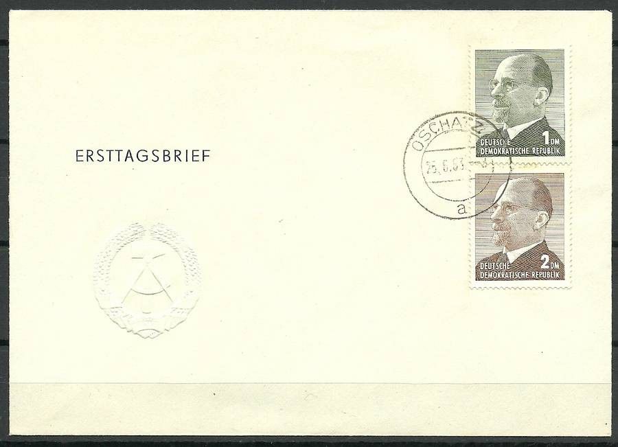 Znaczek NRD / DDR 1965 Mi 1087-1088 FDC