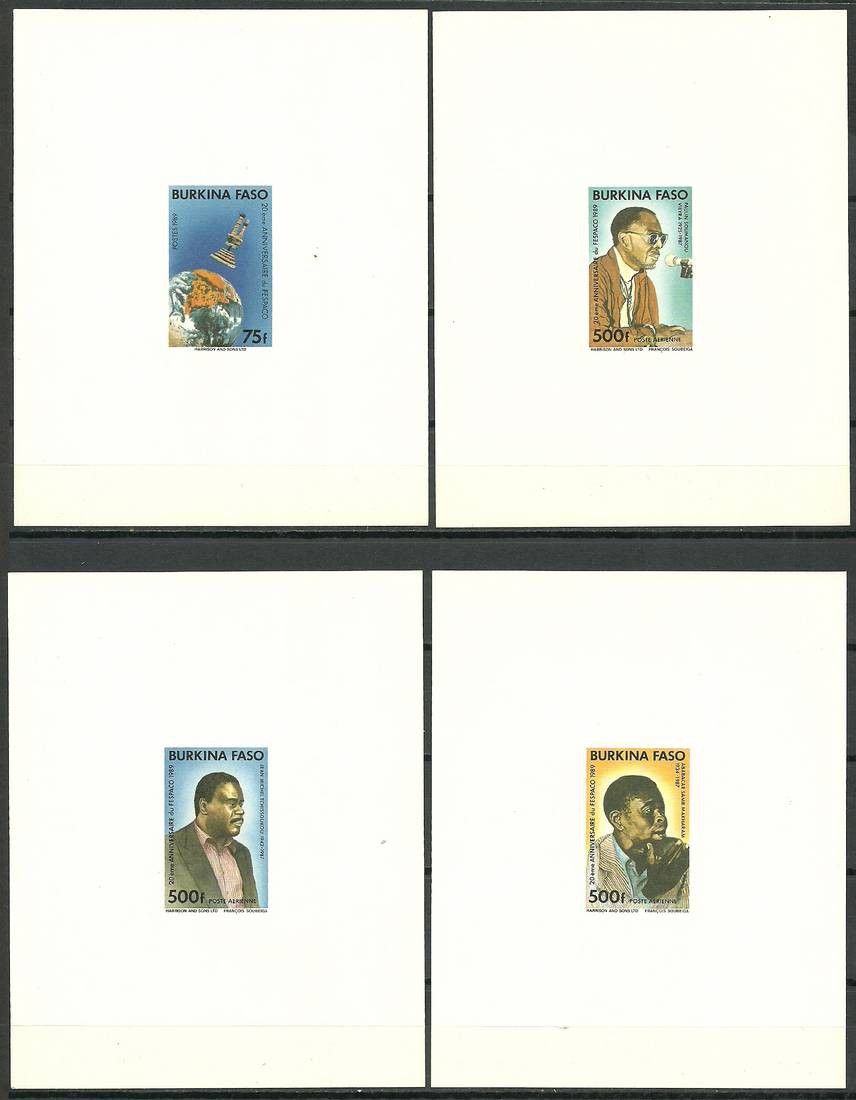Znaczek Burkina Faso 1989 Mi lx 1198-1201B Czyste **