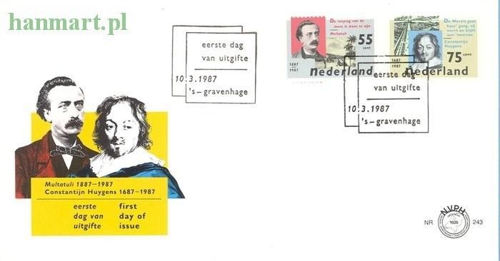 Znaczek Holandia 1987 Mi 1313-1314 FDC