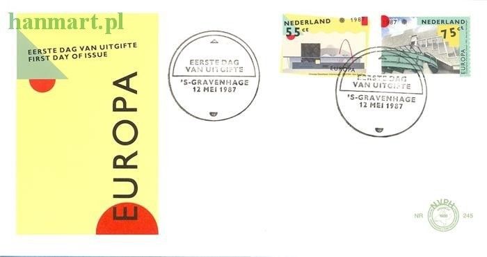 Znaczek Holandia 1987 Mi 1318-1319 FDC