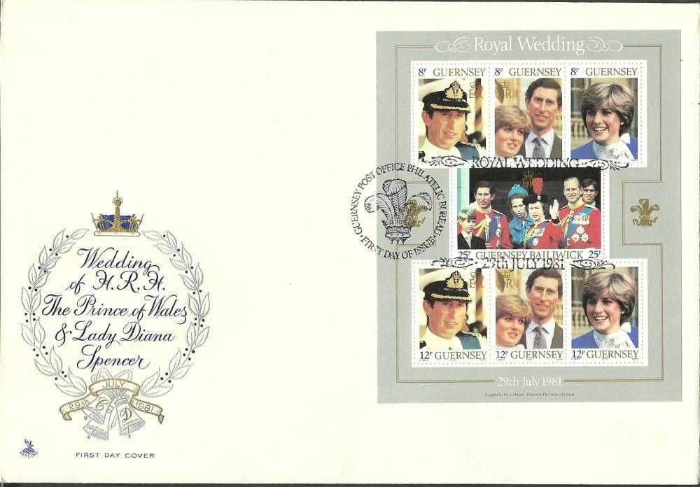 Znaczek Guernsey 1981 Mi bl 3 FDC