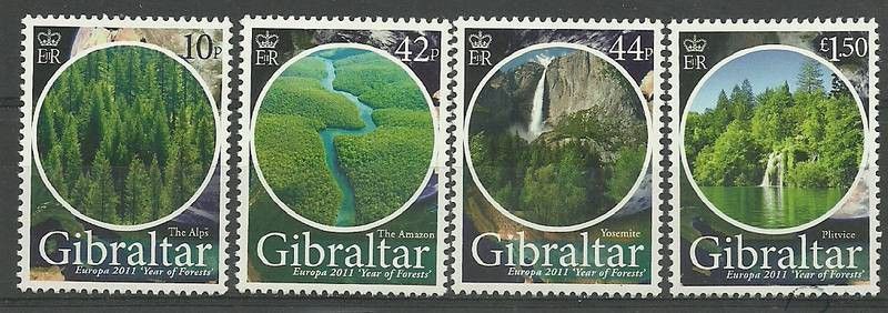 Znaczek Gibraltar 2011 Mi 1421-1424 Czyste **