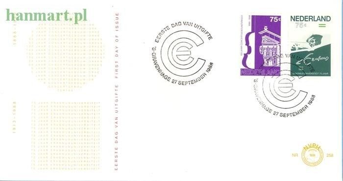 Znaczek Holandia 1988 Mi 1351-1352 FDC