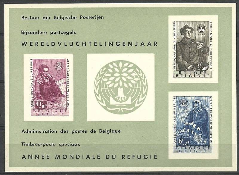 Znaczek Belgia 1960 Mi lx bl 26 Czyste **