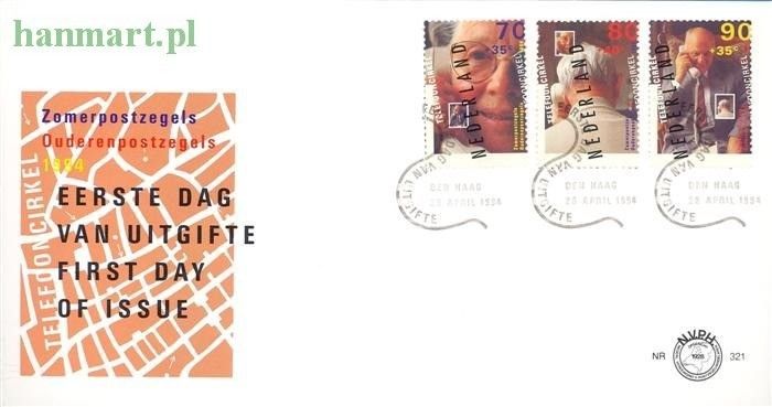 Znaczek Holandia 1994 Mi 1511-1513 FDC