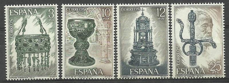 Znaczek Hiszpania 1975 Mi 2142-2145 Czyste **