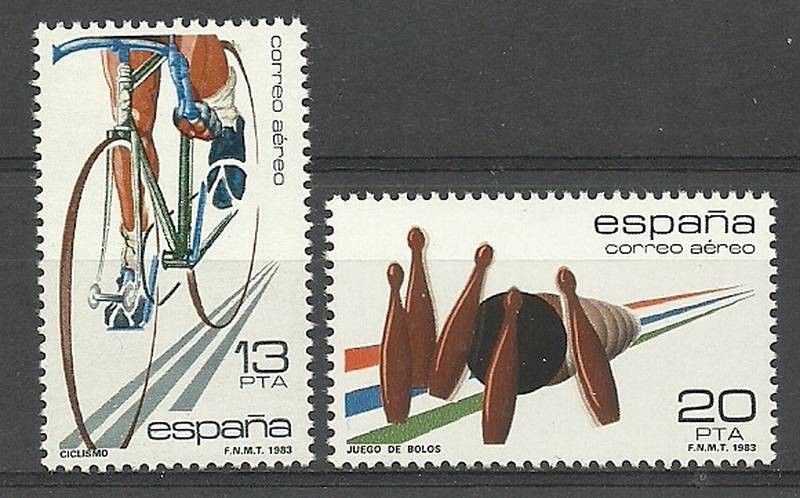 Znaczek Hiszpania 1983 Mi 2577-2578 Czyste **
