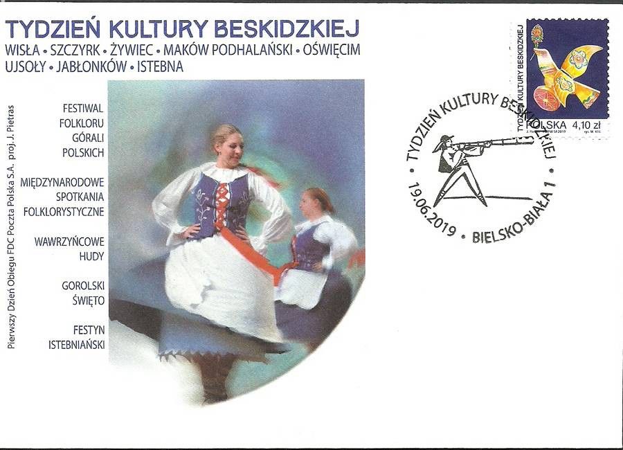 Znaczek Polska 2019 Mi 5128 Fi 4978 FDC