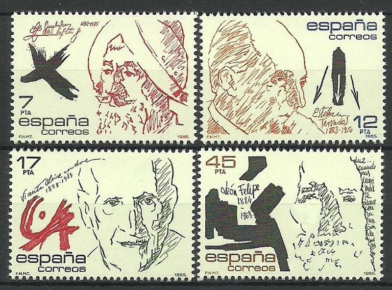 Znaczek Hiszpania 1985 Mi 2690-2693 Czyste **