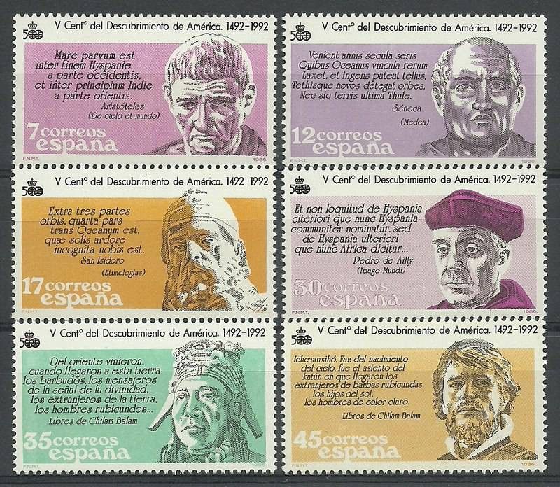 Znaczek Hiszpania 1986 Mi 2743-2748 Czyste **