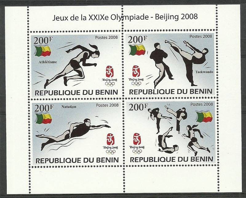 Znaczek Benin 2008 Mi bl 61 Czyste **