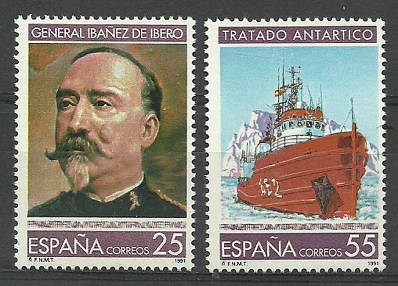 Hiszpania 1991 Mi 3023-3024 Czyste **