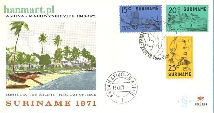 Surinam 1971 Mi 613-615 FDC
