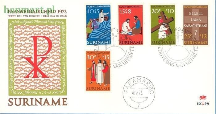 Znaczek Surinam 1973 Mi 646-650 FDC