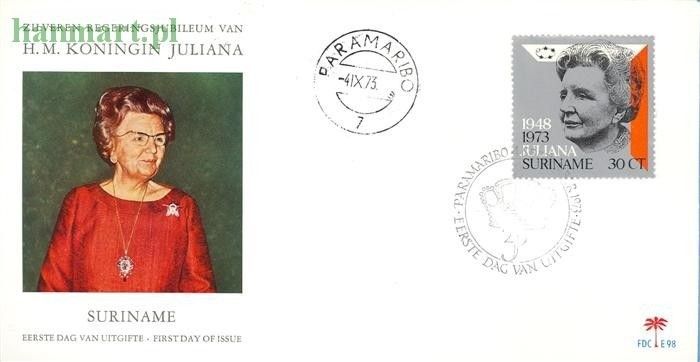Znaczek Surinam 1973 Mi 654 FDC