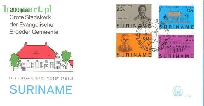 Znaczek Surinam 1978 Mi 823-826 FDC