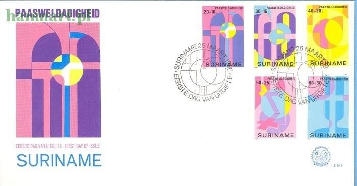 Znaczek Surinam 1980 FDC