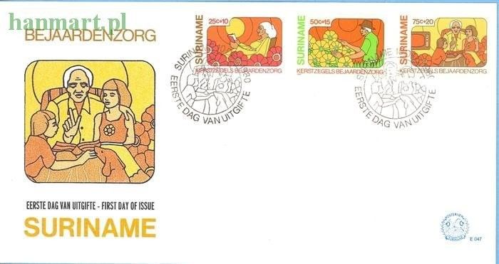 Znaczek Surinam 1980 Mi 926-928 FDC