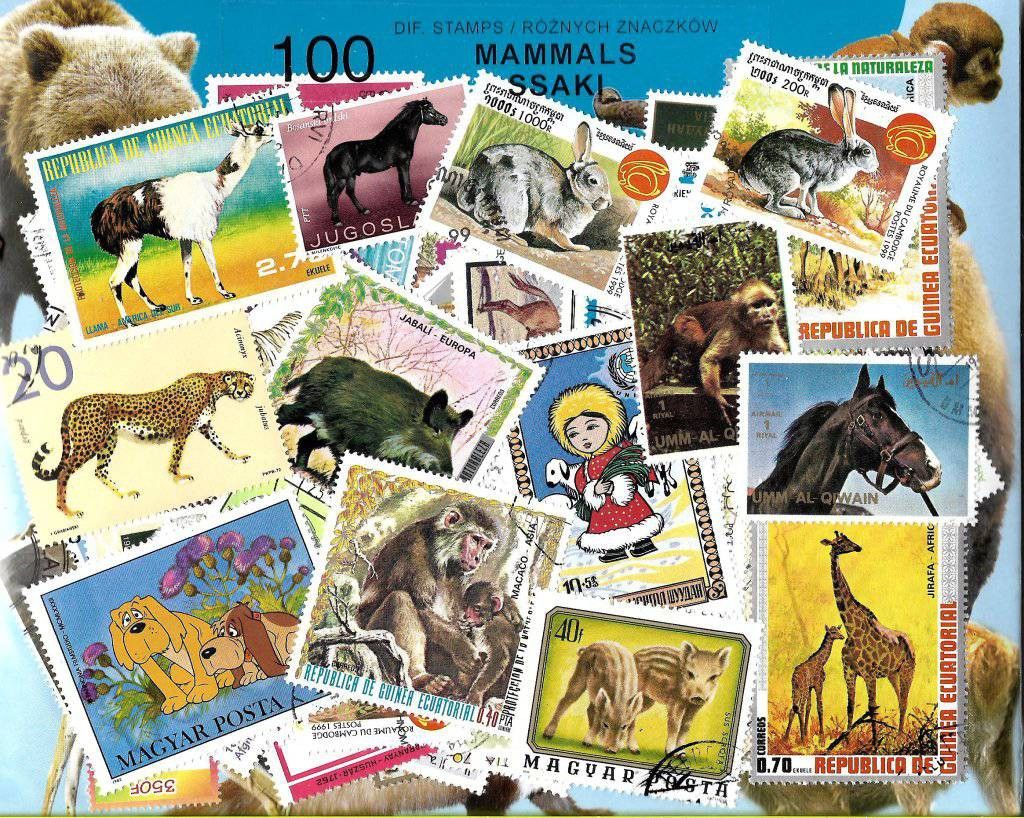 Znaczek Pakiet filatelistyczny SSAKI 100 znaczkow
