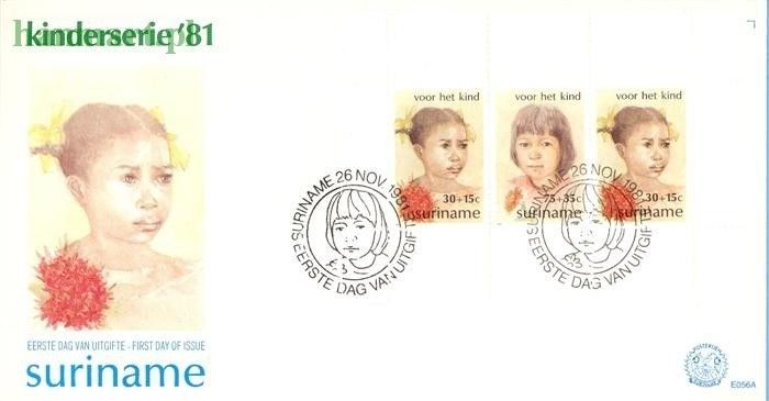 Znaczek Surinam 1981 Mi bl 32 FDC
