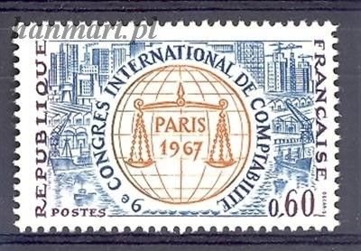 Znaczek Francja 1967 Mi 1596 Czyste **