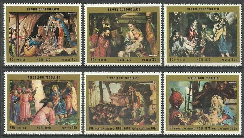 Znaczek Togo 1970 Mi 833-838 Czyste **