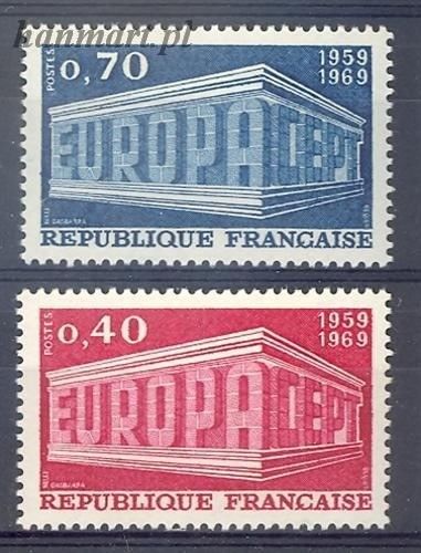 Znaczek Francja 1969 Mi 1665-1666 Czyste **