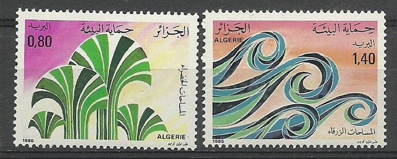 Znaczek Algieria 1985 Mi 878-879 Czyste **