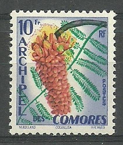 Znaczek Komory 1959 Mi 39 Czyste **