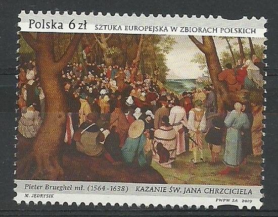 Znaczek Polska 2019 Mi 5170 Fi 5020 Czyste **