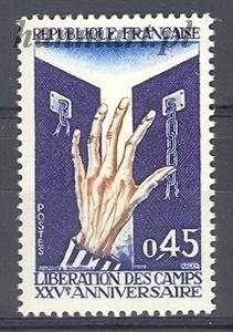 Znaczek Francja 1970 Mi 1718 Czyste **