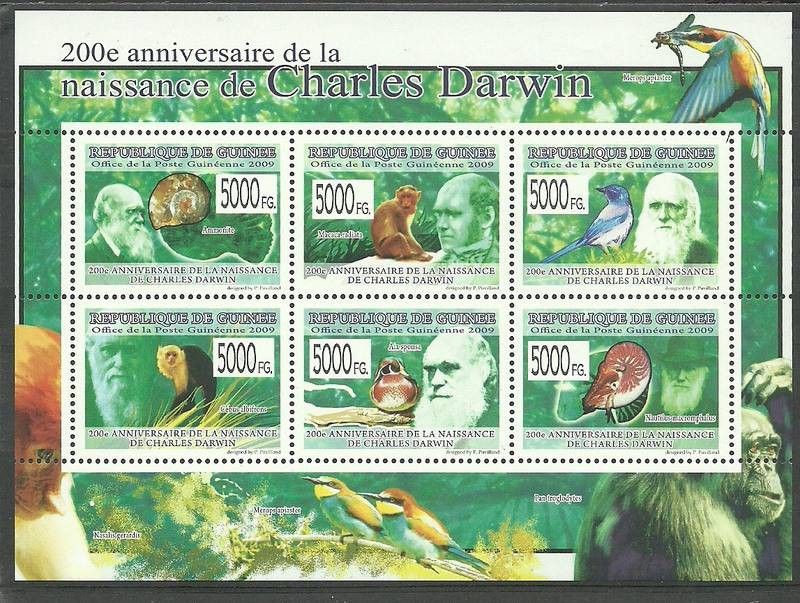 Znaczek Gwinea 2009 Mi ark 6575-6580 Czyste **