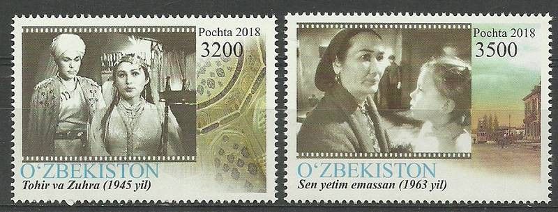Znaczek Uzbekistan 2019 Mi 1336-1337 Czyste **